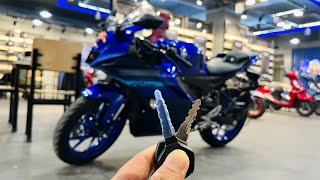 2024 Yamaha r15 v4 New Model Review Video  Yamaha r15 2024 New Colour [upl. by Suillenroc901]