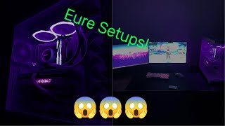 Ich bewerte eure gaming Setups Part1 Crazy😱❤️Frohe Weinachten 🎄🧑‍🎄 [upl. by Assenar587]