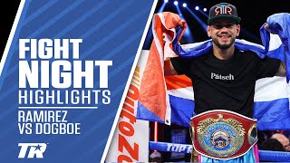 Robeisy Ramirez Scores 1 Knockdown Beats Isaac Dogboe to Win Featherweight Title  FIGHT HIGHLIGHTS [upl. by Oicirbaf]