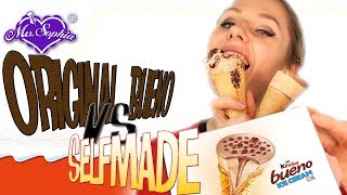 Original Bueno Eis VS Selfmade  Mal wieder ab ins Kitchen  Food DIY [upl. by Coffin]