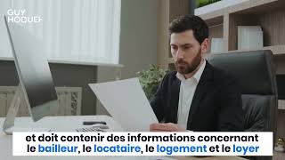 Les mentions obligatoires dun bail de location [upl. by Ahk]