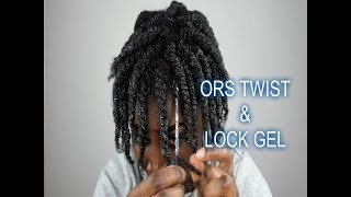 How To ORS TWIST amp LOCS GEL  4c natural hair  AMI FULLEST [upl. by Ociredef]