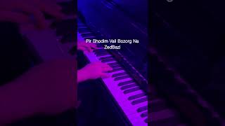 Pir Shodim Vali Bozorg Na  ZedBazi 🔥 Shorts trending music piano live zedbazi [upl. by Adnarrim]