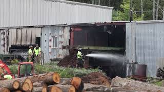 Hickman Lumber Fire in Emlenton Pa [upl. by Irat]