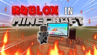 I played Roblox inside Minecraft [upl. by Alta]