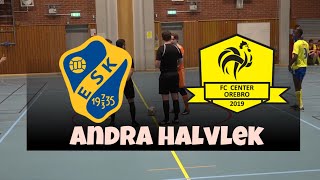 Ervalla SK mot FC Center Örebro Futsal Div3 Herr ANDRA HALVLEK Sweden Örebro 20240107 فوتسال [upl. by Drawyeh201]