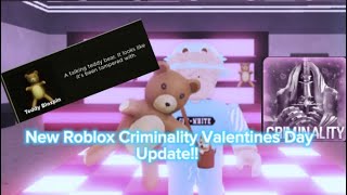 New Roblox Criminality Valentines Day 2024 Update [upl. by Ahsiem]