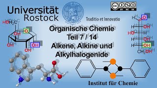 Einführung in die Organische Chemie Teil 7 Alkene Alkine und Alkylhalogenide [upl. by Aerdnahc156]