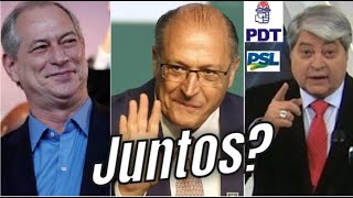 Ciro Gomes com Alckmin Datena no PSL ou PDT Lula no jatinho da Prevent Senior Direita e Esquerda [upl. by Guibert]