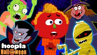 Spooky Finger Family 😈 Kids Halloween Songs 👽 Hoopla Halloween [upl. by Neleb784]