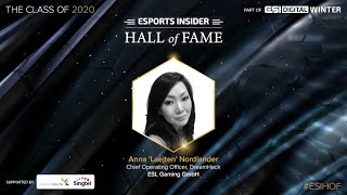 Anna Nordlander  Esports Insider Hall of Fame Inductee 2020 [upl. by Iridissa506]