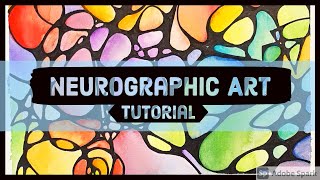 Neurographic Art Tutorial  Mindfulness In Art [upl. by Lynde]