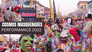 Takoradi Masquerade Festival 2022 Cosmos Masquerades Day One Performance [upl. by Aicnilav959]