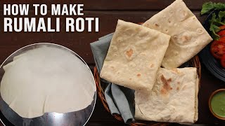 Soft Rumali Roti Recipe  Basic Cooking  How To Make Rumali Roti on Kadai  Manda Roti Making [upl. by Ratcliffe]