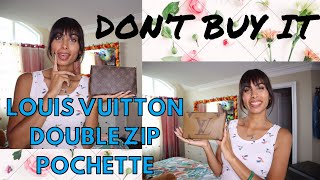 Louis Vuitton Double Zip Pochette Review [upl. by Langley490]