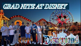 16 Hours In DISNEYLAND GRAD NITE VLOG [upl. by Baese822]