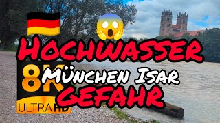 Hochwassergefahr 😱 München  17 Sep 2024 • Kurz vor der Katastrophe 🙏 [upl. by Erminie]