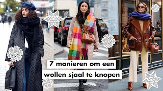 7 manieren om een wollen sjaal te knopen  Fashionchick [upl. by Ddene]