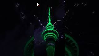 New Zealand Rings in New Year with Fireworks  Subscribe to Firstpost [upl. by Kylen]