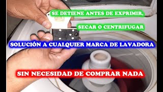 🥇 Solución Lavarropas DREAN CONCEPT 505 NO CENTRIFUGA [upl. by Broder568]