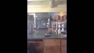 Nitrogen Triiodide Class Demonstration [upl. by Atinihc]