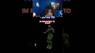 What is Master Chief doing gaming funny twitch viral vrchat livestreamer live reaction halo [upl. by Fortune]