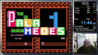 Palamedes  Speedrun  NES  1144 [upl. by Notlim]