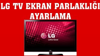 LG TV Ekran Parlaklığı Ayarlama Nasıl Yapılır [upl. by Eilla]