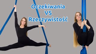 Szarfa oczekiwania VS rzeczywistość  Aerial silks expectations VS reality [upl. by Onitselec724]