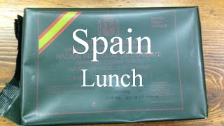 MRE Review Spanish Individual Combat Ration Menu A2 [upl. by Eldin]