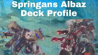 Springans Albaz Deck Profile Post Structure Deck Yugioh [upl. by Randolph]