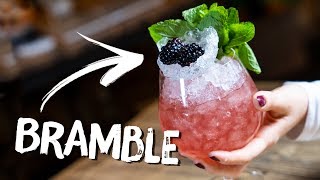 Bramble  Gin Cocktail selber machen  BBB  machsdirselbst [upl. by Aynna245]