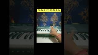 C Sa re ga ma  Piano lessonC scale  piano pianocover pianolessons shorts youtube tutorial [upl. by Radbun]