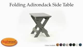 Folding Adirondack Side Table ADTBS1 [upl. by Caswell]