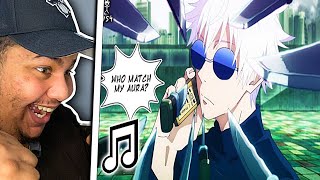 954mari  AURA Jujutsu Kaisen AMV REACTION [upl. by Izogn]