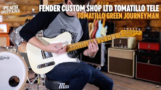 No TalkingJust Tones  Fender Custom Shop LTD Tomatillo Tele Journeyman Relic Tomatillo Green [upl. by Gerius]