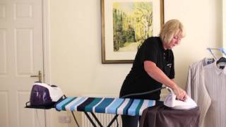 How to iron and fold a fitted sheet [upl. by Quartet893]