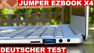 Jumper EZBook X4 Testbericht DE [upl. by Dreher256]