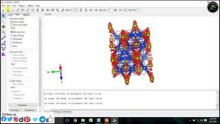 How to Draw Crystal Structure of CuFe2O4 Tetragonal Crystal Structure Shape using VESTA software [upl. by Auqenet]