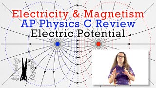 Electric Potential  Review for AP Physics C Electricity and Magnetism [upl. by Lexine]