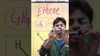 Ethene structure  Ethylene structure  C2H4 structure  shape and geometry  ethylene zchem [upl. by Atikcir]