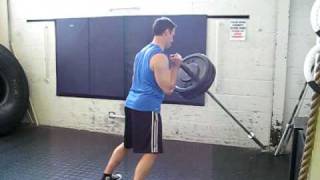 How To Do a Barbell Landmine Press At The Gym [upl. by Ahsenik]