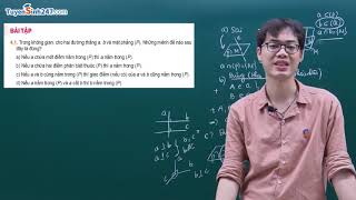 Chữa bài tập Đường thẳng và mặt phẳng trong không gian Toán 11 SGK mới LỚP TOÁN THẦY CHÍNH HÀ NỘI [upl. by Schug]