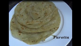 Parotta Recipe in TamilHow to make Parotta in TamilHomemade soft layered Parotta Recipe in Tamil [upl. by Arot]