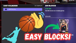 How to get blocks FAST amp EASY for FREE PD Chet in 2k24 MyTeam [upl. by Ahsienom]