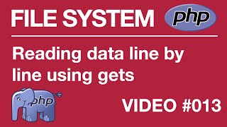 PHP  FILE SYSTEM  BEGINNER  Reading Line  fgets 013  Tips from a Self Taught Developer [upl. by Imuy532]