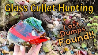 Glass Cullet Hunting Lost Dumps Found Trip 1 glasscullet lostdump dumpdigging harrydigs [upl. by Nollek]