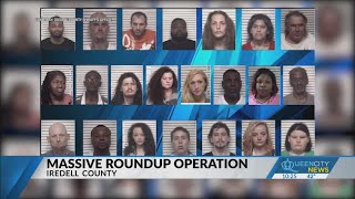 22 drug dealers arrested in massive Iredell County roundup operation [upl. by Ynnavoeg525]