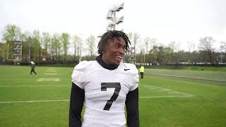 Vandy Football  Marlen Sewell Interview Spring Practice [upl. by Etnemelc567]