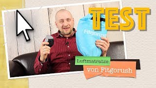 🔴Selbst aufblasende LUFTMATRATZE IM TEST 🏕 CAMPING  TRACKING [upl. by Reffinnej]